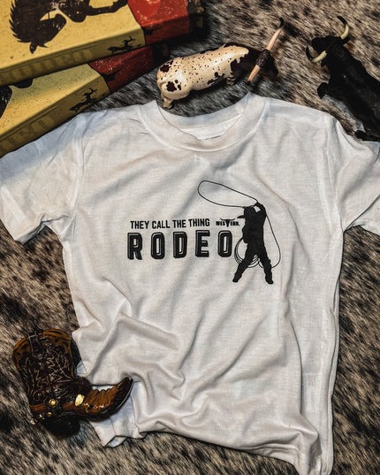 Ol' Rodeo T Toddler - White