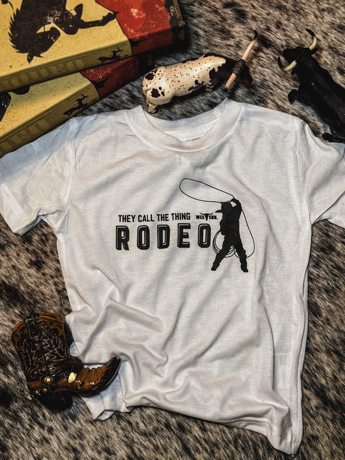 Ol' Rodeo T Toddler - White