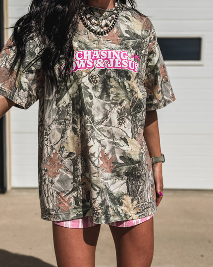 Chasing Cows & Jesus - Crisp Woods Camo