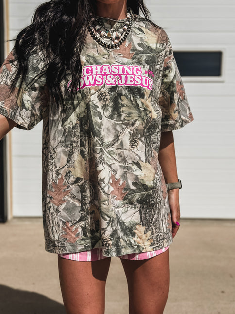 Chasing Cows & Jesus - Crisp Woods Camo