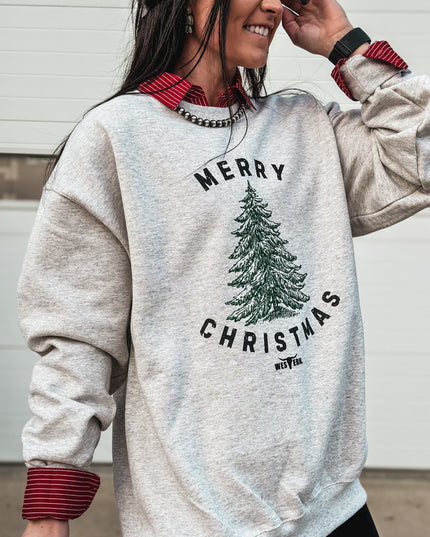 Merry Christmas Tree Crew - Oatmeal