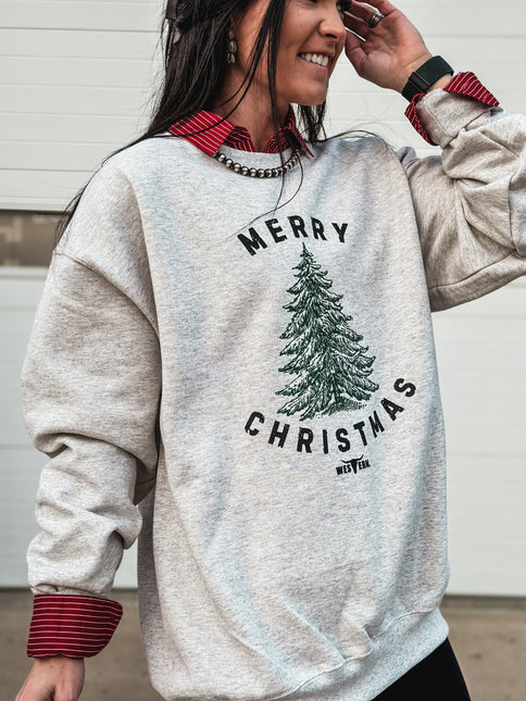Merry Christmas Tree Crew - Oatmeal