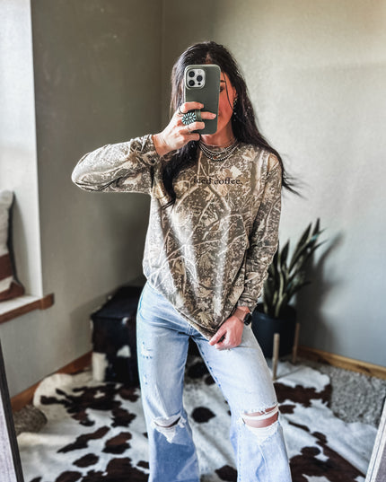 Iced Coffee Longsleeve - Deadwood Camo