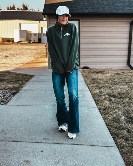 Brand Men's Indy 1/4 Zip - Pine