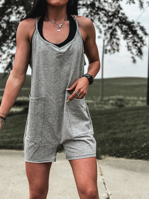 Brand Brunch’n Romper - Grey