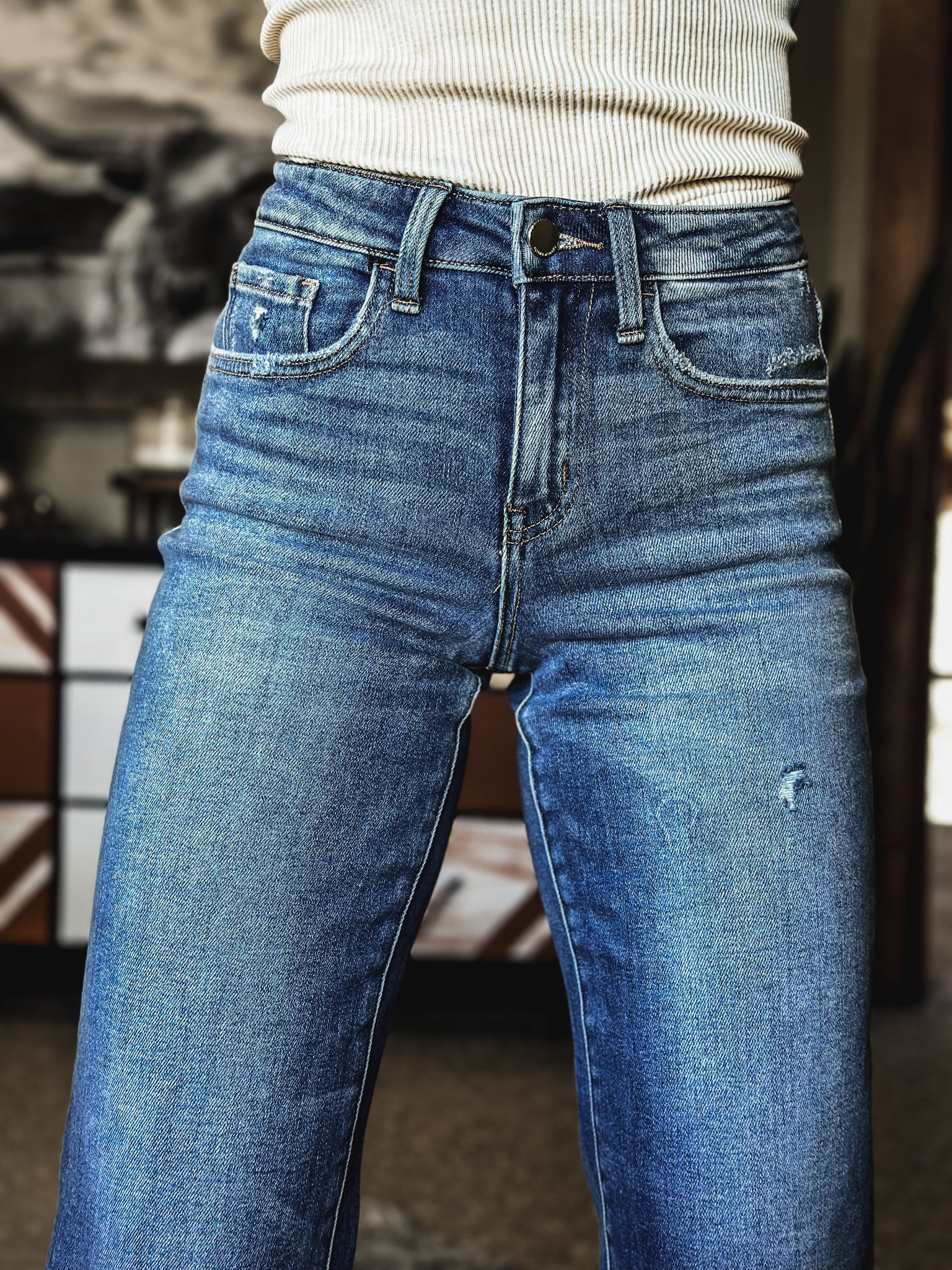 The Delilah Crop Jean