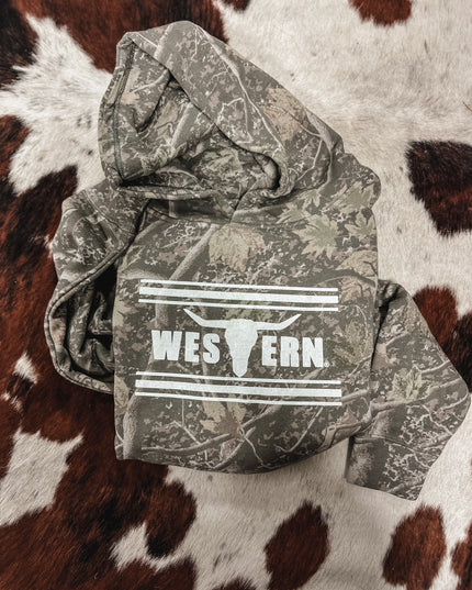 Brand Hoodie Youth - Deadwood Camo