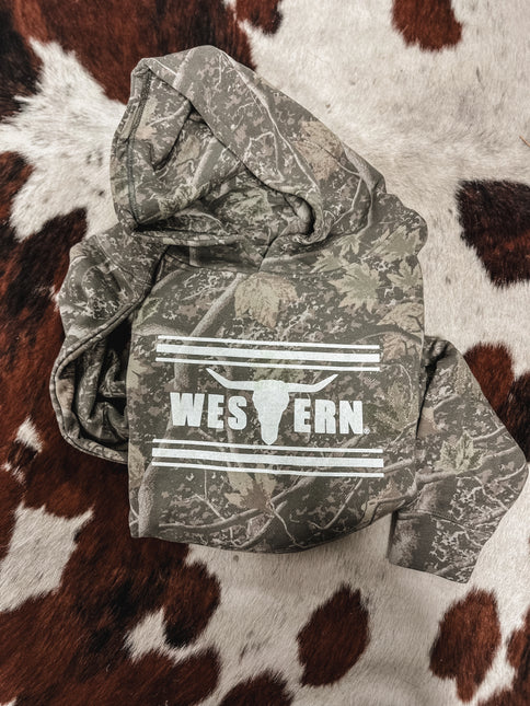 Brand Hoodie Youth - Deadwood Camo