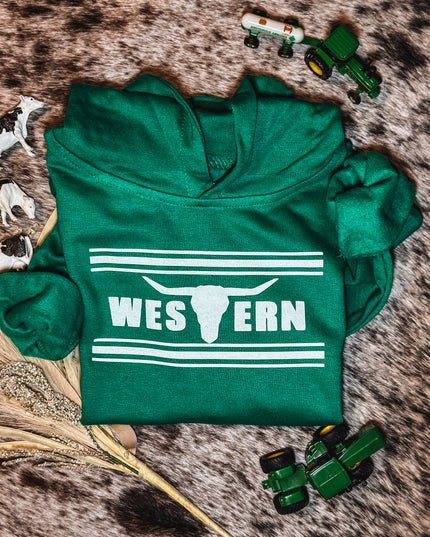 Brand Hoodie Toddler Clover Green