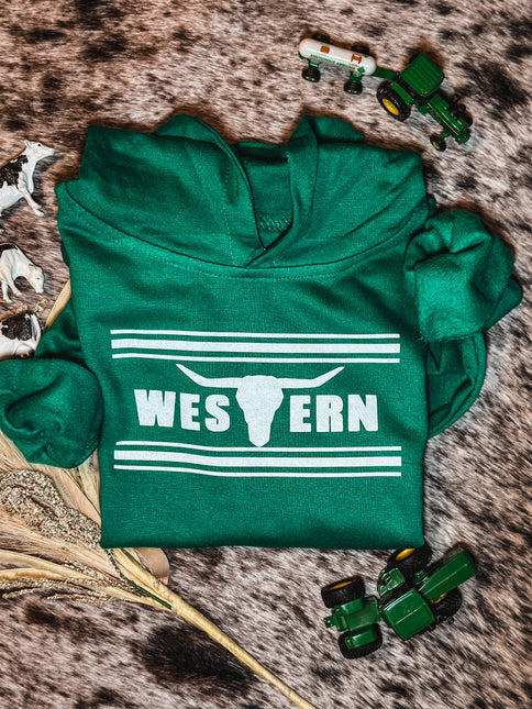 Brand Hoodie Toddler Clover Green