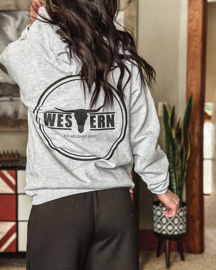 Brand Logo Full Zip Jacket - Ash