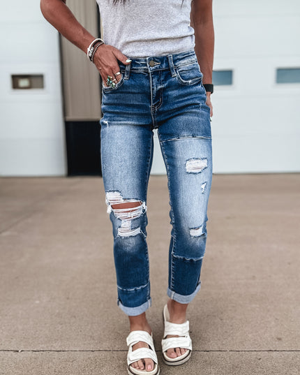 The Color Block Boyfriend Jean