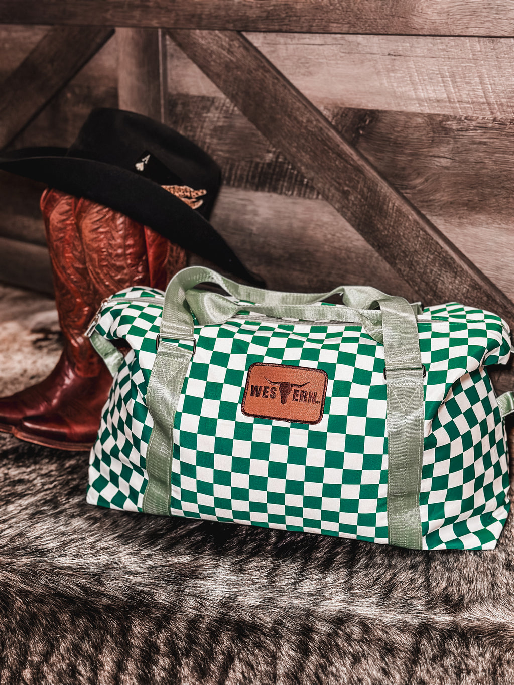 Rodeo Circuit Weekender Bag - Teal Green