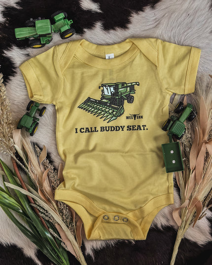 Buddy Seat Onesie - Yellow