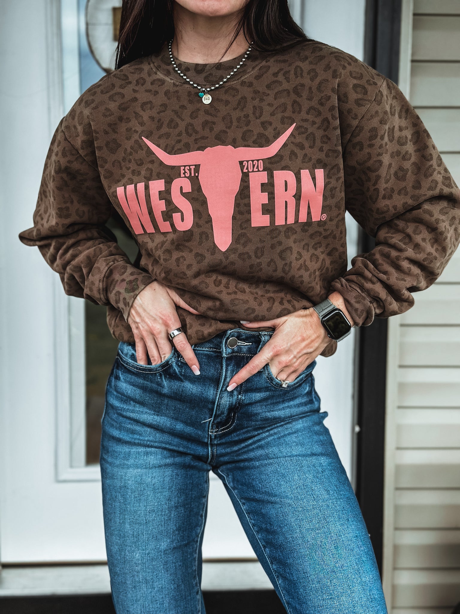 Brand Heavy Crew - Vintage Brown Leopard