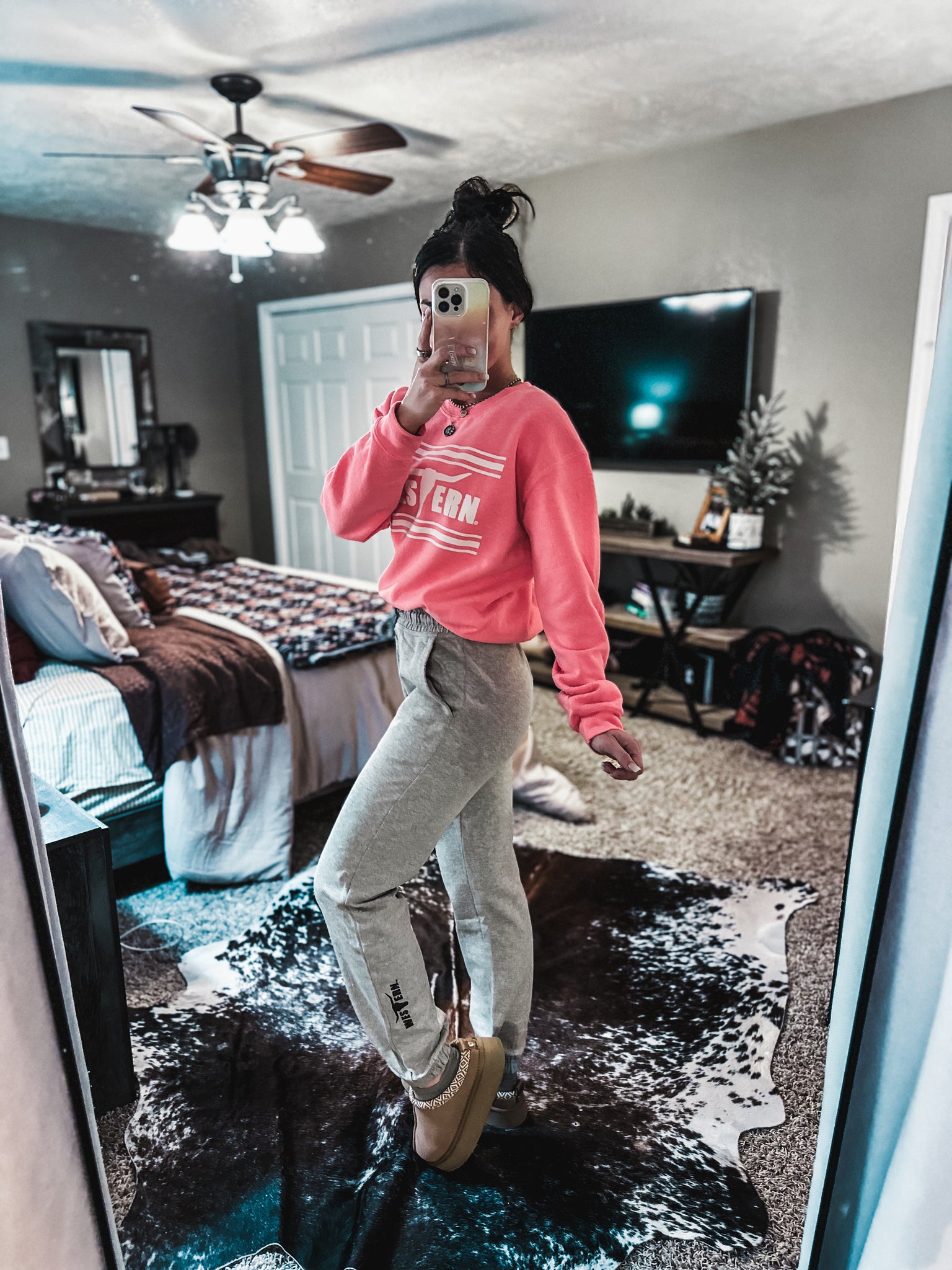 Brand Tri-Cotton Joggers - Heather Grey