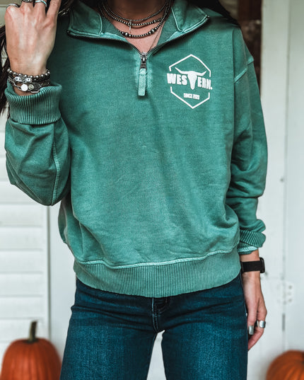 Brand Sammy Pullover 1/4 Zip - Matcha