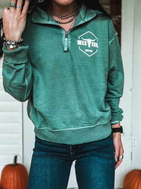 Brand Sammy Pullover 1/4 Zip - Matcha