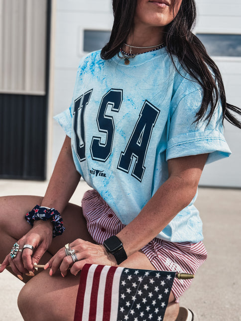 USA [block letters]