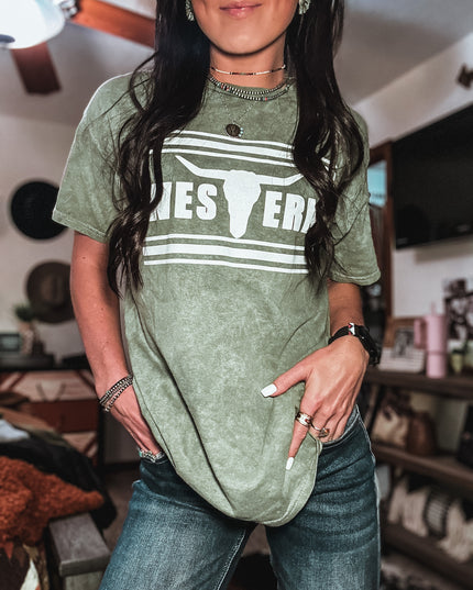 Brand T - Sage Green Mineral Wash