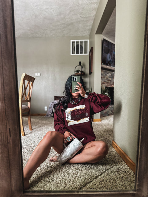 Love Letters & Cigarettes - Wine Maroon