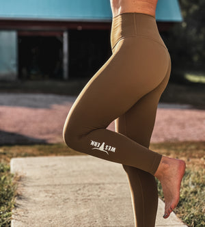 Brand Core Leggings - Espresso