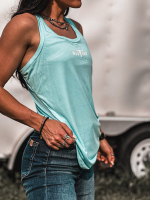 Brand Core Dri-Fit Tank - Turq