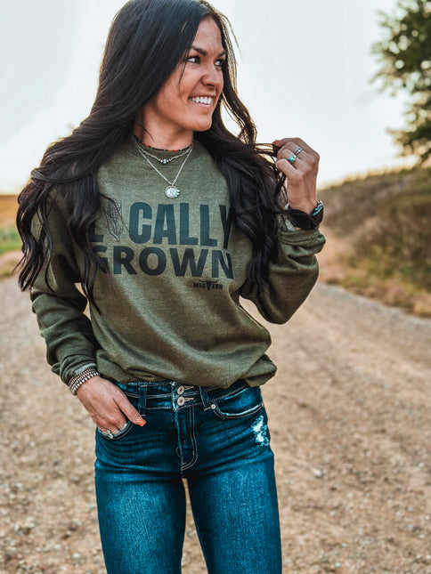 Locally Grown Crew - Olive