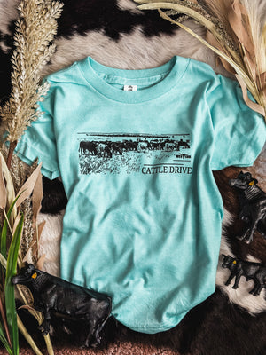 Cattle Drive T Youth - Ice Blue