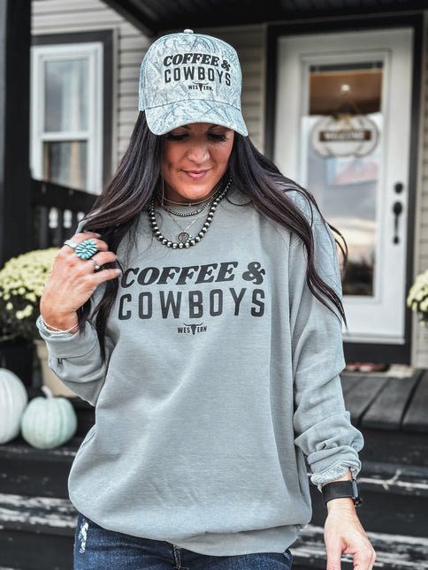 Coffee & Cowboys Crew - Grey