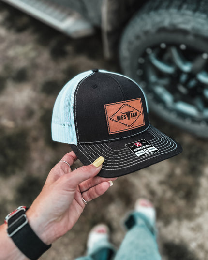 Brand Hat Black/White 112