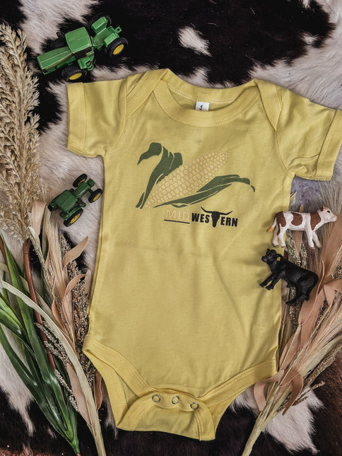 Midwestern Onesie - Yellow