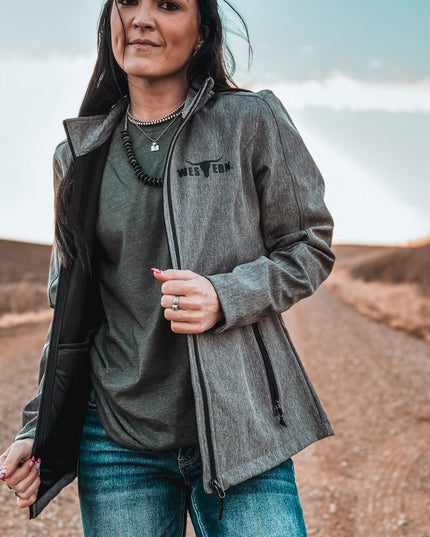 Brand Laramie Jacket Heather Grey - Ladies