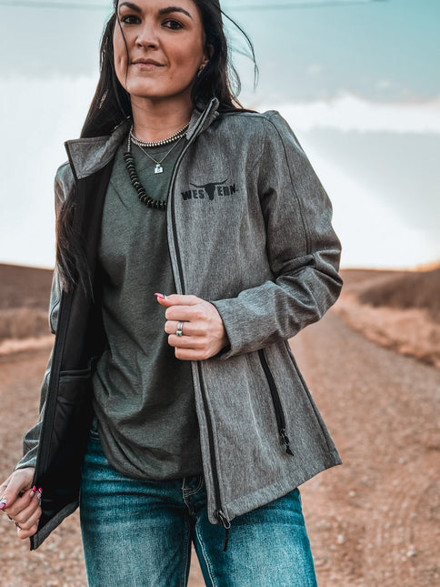 Brand Laramie Jacket Heather Grey - Ladies