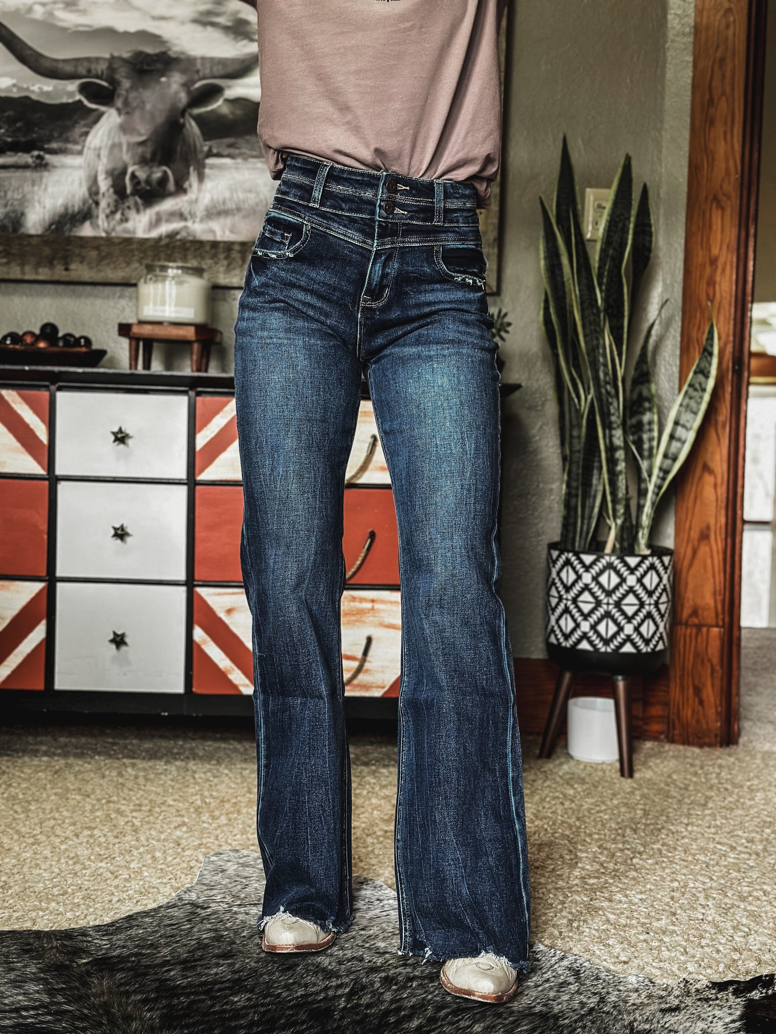 The Branded High Rise Jean