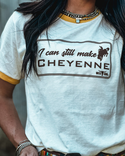 Cheyenne - Mustard Ringer Tee