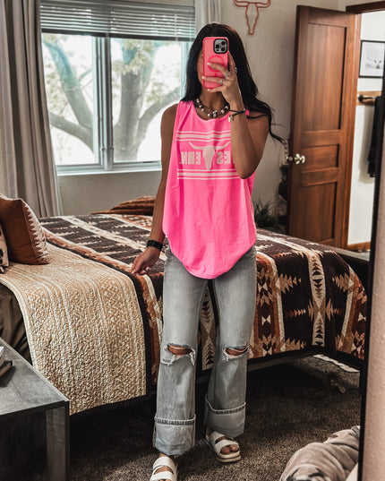 Brand Tank Cosmic Pink