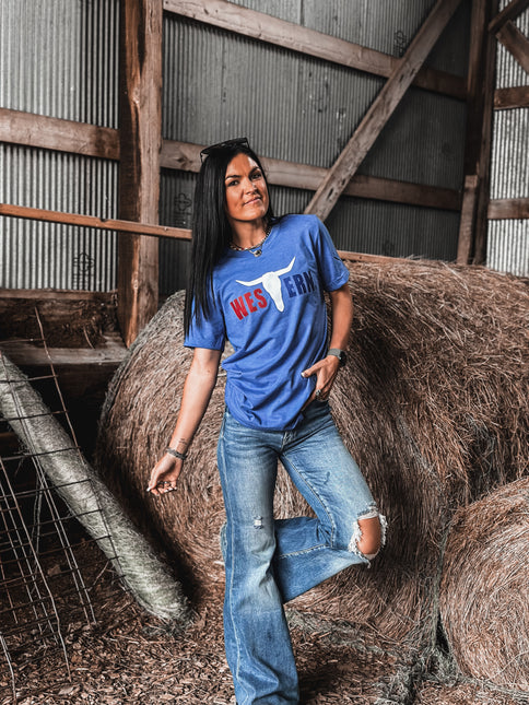 RWB Brand Logo T - Blue