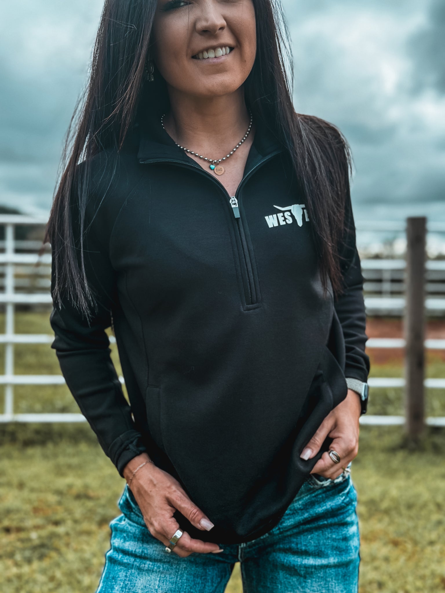 Brand Peak Women's 1/4 Zip - Black