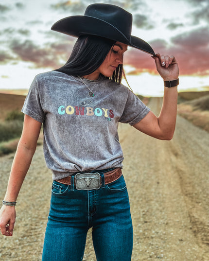 C O W B O Y S - Grey Mineral Wash