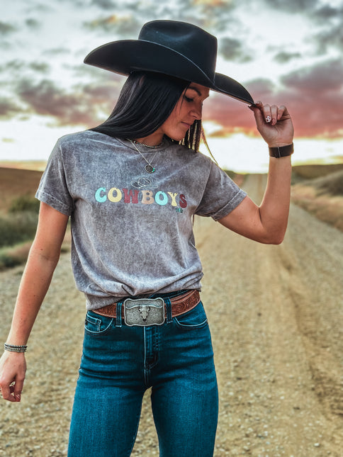 C O W B O Y S - Grey Mineral Wash