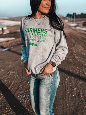 Farmers Make Better Lovers Crew - Green