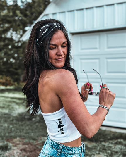 Brand Twist Headband - Black