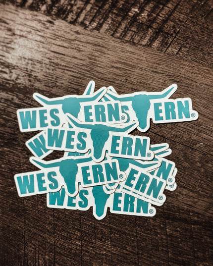 Brand Sticker - Turquoise