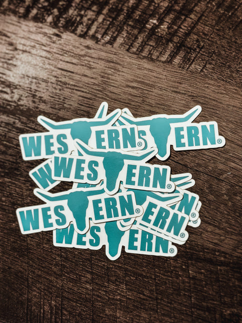 Brand Sticker - Turquoise