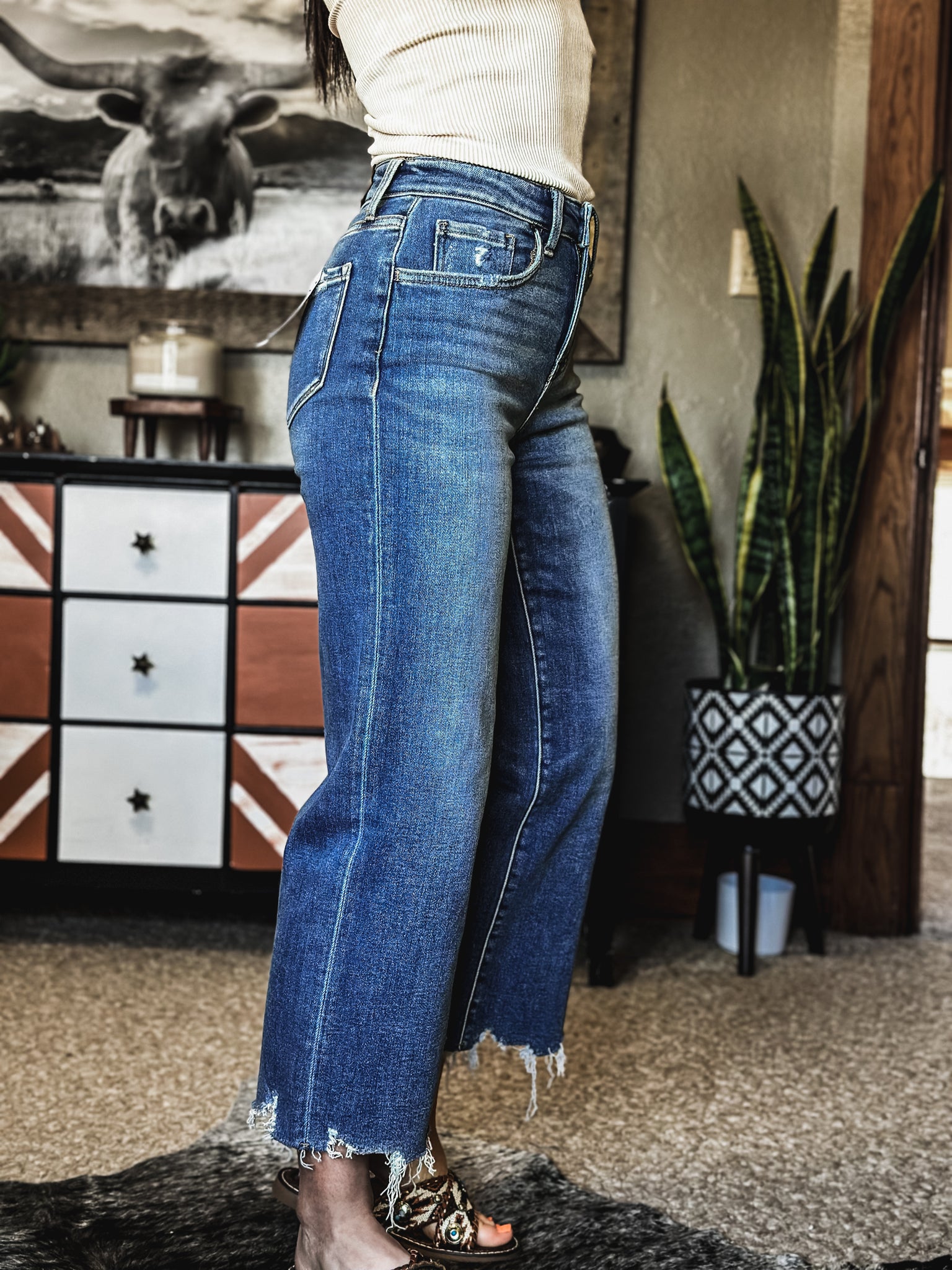 The Delilah Crop Jean