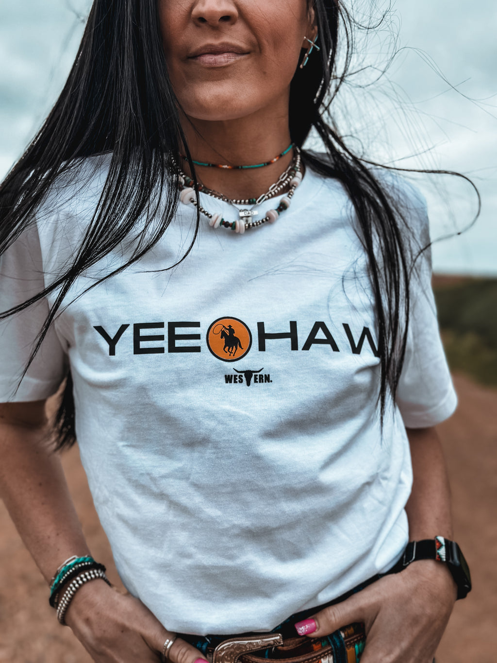 Yeehaw Rodeo - White