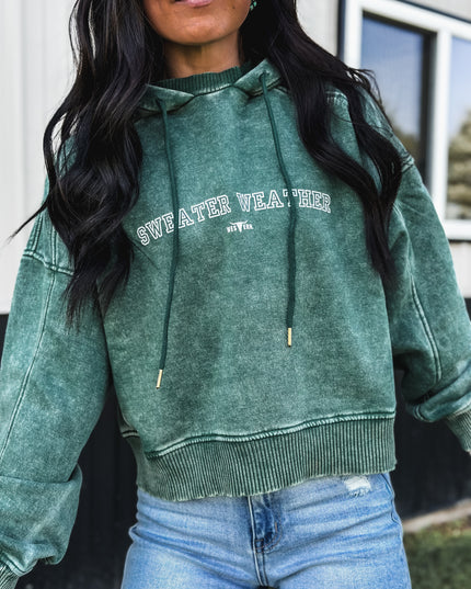 Sweater Weather Jersey Hoodie