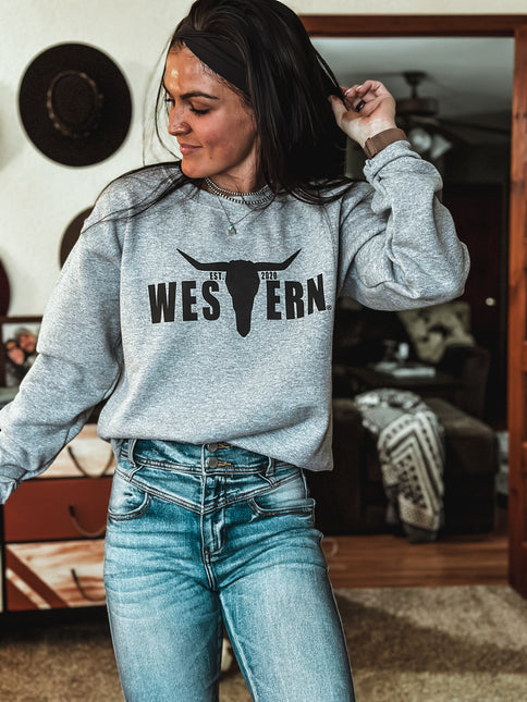 Brand Crew Grey - Black Logo