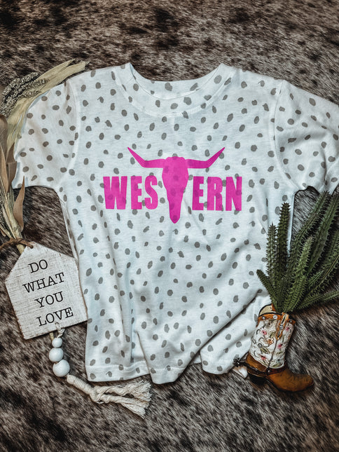 Brand T White/Grey Spots Toddler